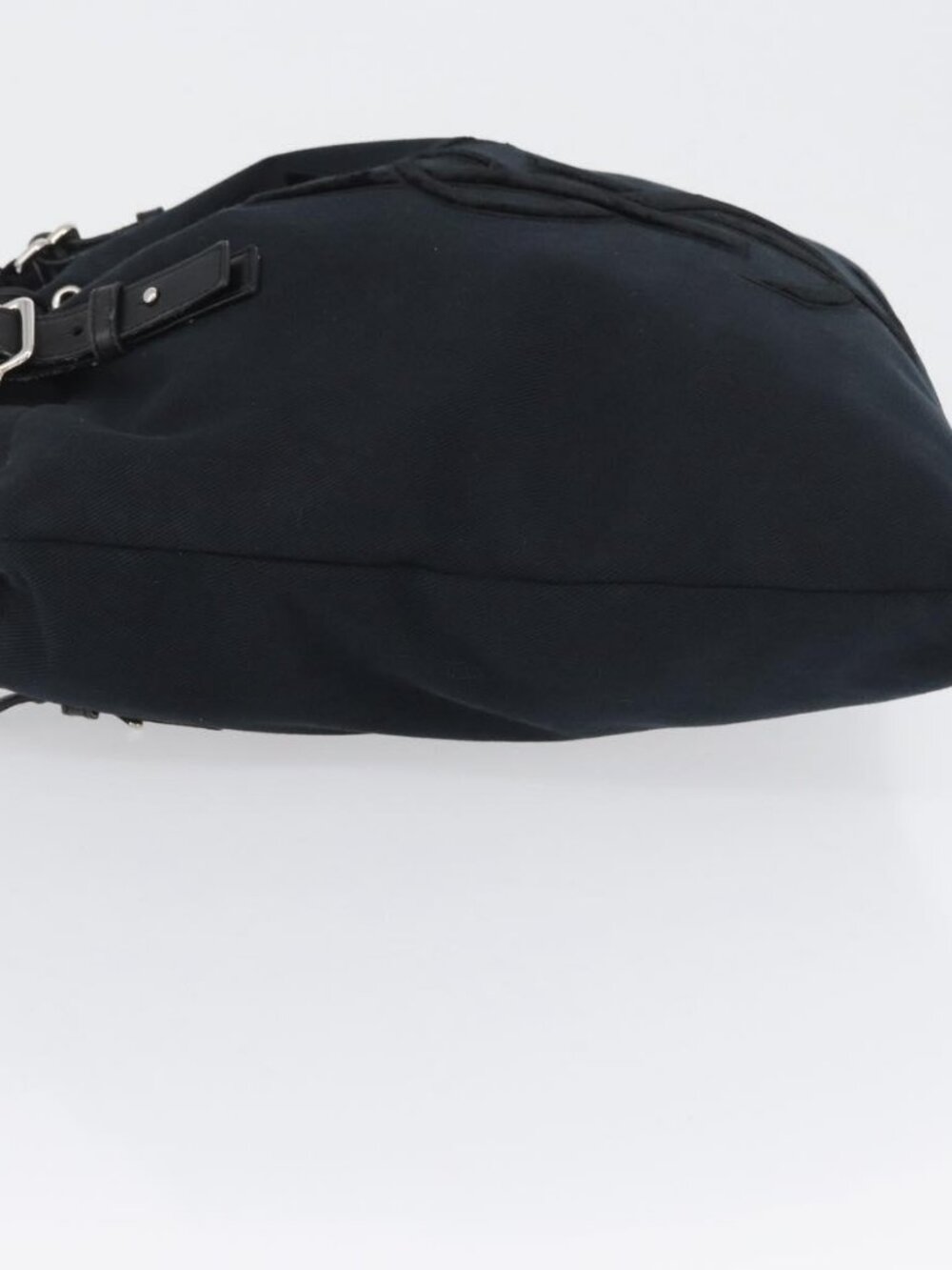 SAINT LAURENT Tote Bag Canvas Black Silver 121631 Auth ka2353 - Picture 4 of 16